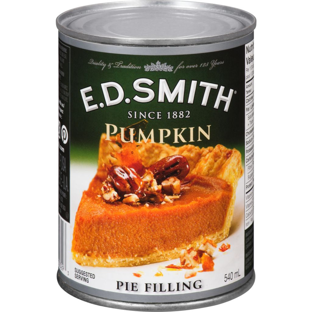 E.D. Smith Pie Filling , Pumpkin, 540 ml