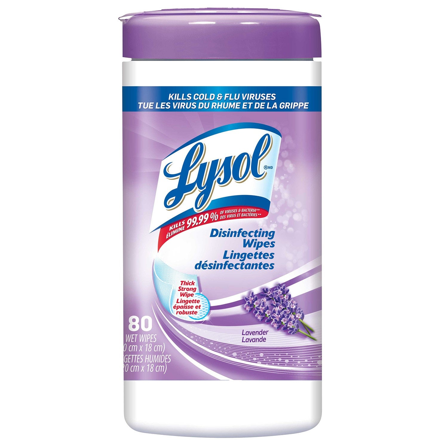 Lysol Wipes Disinfecting  Wipes, Lavendar, 80 wipes