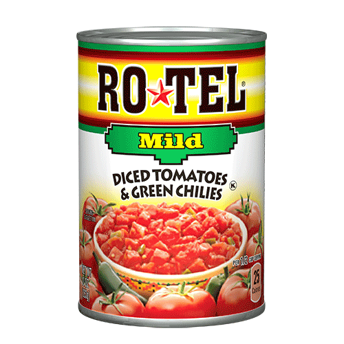Rotel Finely Chopped Tomatoes w/ Green Chillies, 283ml