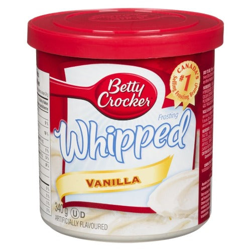 Betty Crocker Frosting, Whipped Vanilla, 340g