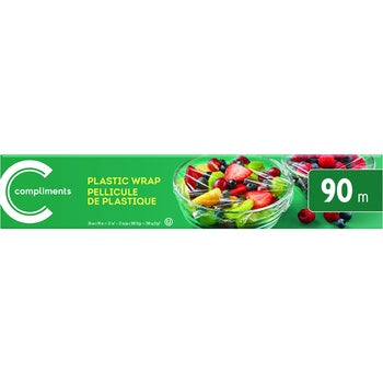 Compliments Plastic Wrap, 90 M