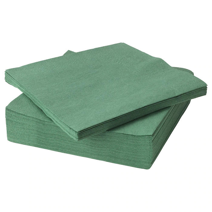 IKEA Napkins, Winter Green, 40x40cm