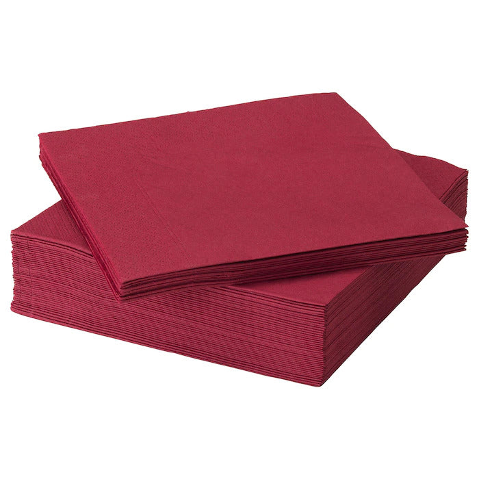 IKEA Napkins, Deep Red, 40x40cm