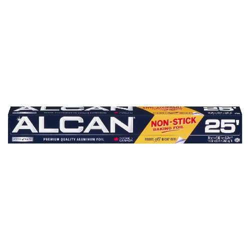 Alcan Aluminum Foil, Non-Stick, 25' x 12'