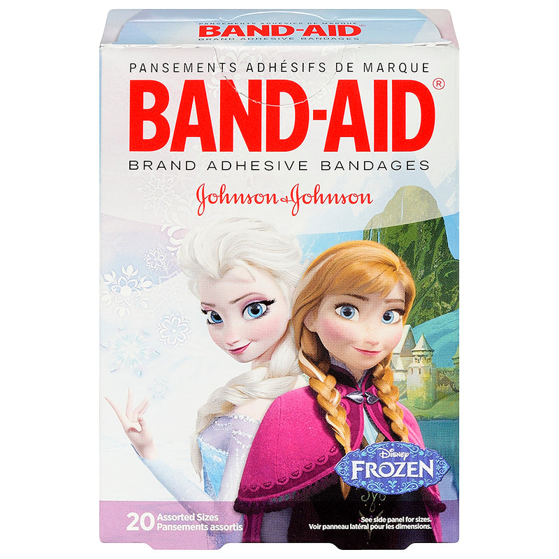 Johnson & Johnson Band-aids, Frozen, Assorted Sizes, 20