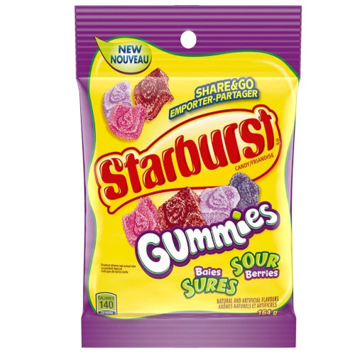 Starburst Fruit Chews, Sour Berries, 164g