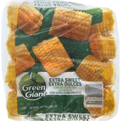 Green Giant, Extra Sweet Mini Corn Cobs Nibblers, Pack of 12