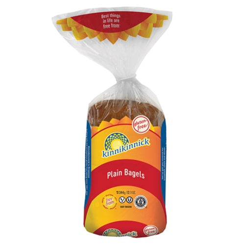 Kinnikinnick Gluten-Free Plain Bagels, 344g