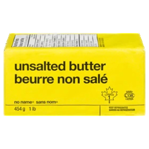 No Name Butter, Unsalted, 454g
