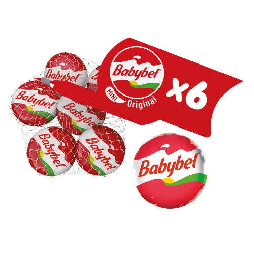 Babybel Individual Cheese, Original, 6 x 20g