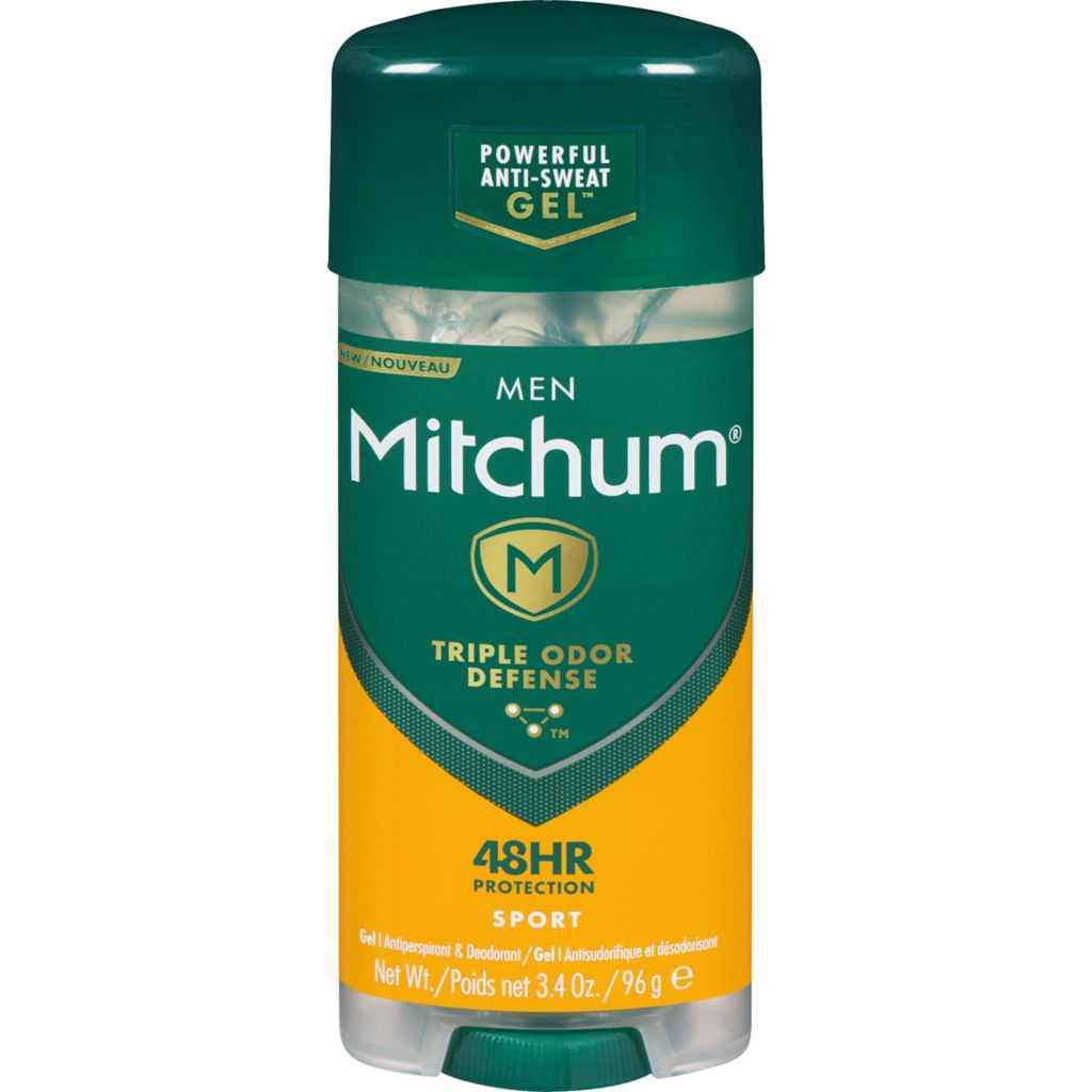 Mitchum Men's Antiperspirant & Deodorant, Triple Odor Defence Gel Sport, 96 g