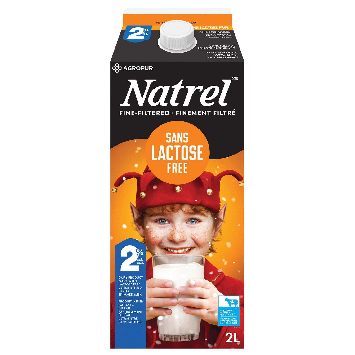 Natrel, Lactose Free Milk, 2%, 2L