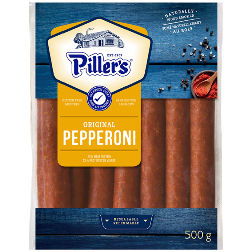 Piller's Pepperoni Sticks, Original, 500 g