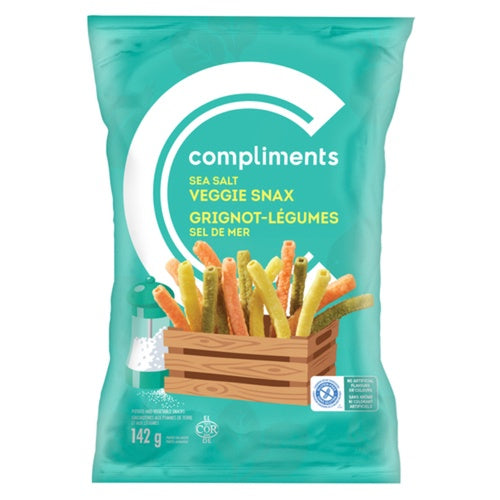 Compliments  Veggie Snax, Sea Salt, 142 g